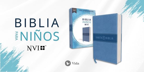 Biblia para Niños Azul Celeste