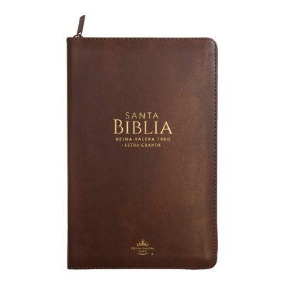 Santa Biblia Letra Grande Con Cierre
