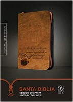 Santa Biblia Edición Compacta Café Latté (Imitación Piel)