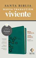 Biblia Compacta Turquesa Letra Gigante con Filament (Imitación Piel)