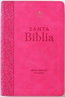 Biblia Colección Corinto Rosa Letra Gigante (Imitación Piel)