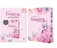 Biblia Inspira Letra Grande Primaveral (Imitación Piel)
