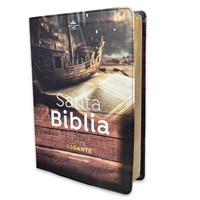 Biblia Letra Gigante - Barco (Imitación Piel)
