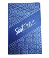Santa Biblia con Referencias Azul (Vinil)