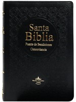 Santa Biblia  Fuente de Bendiciones con Índice (Vinil Negro)