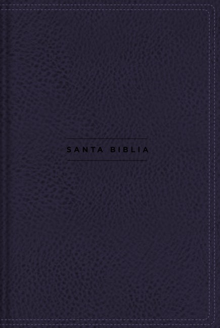Santa Biblia con una Columna de Referencias - Azul Marino