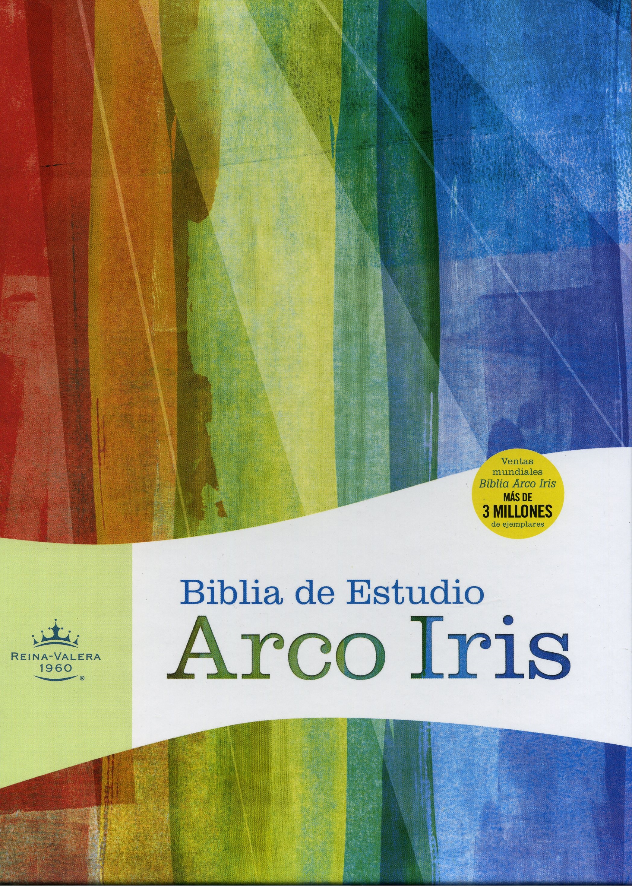 Biblia de Estudio Arco Iris - Piel Fabricada Negro